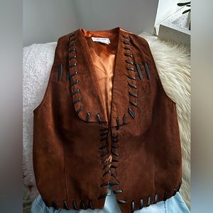 Stunning leather vest